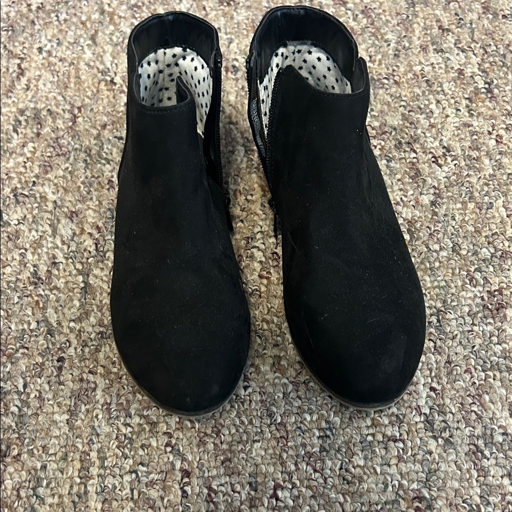 Cat & Jack Kids Black Ankle Boots